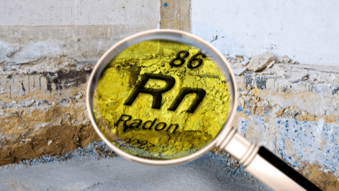 décontamination de radon