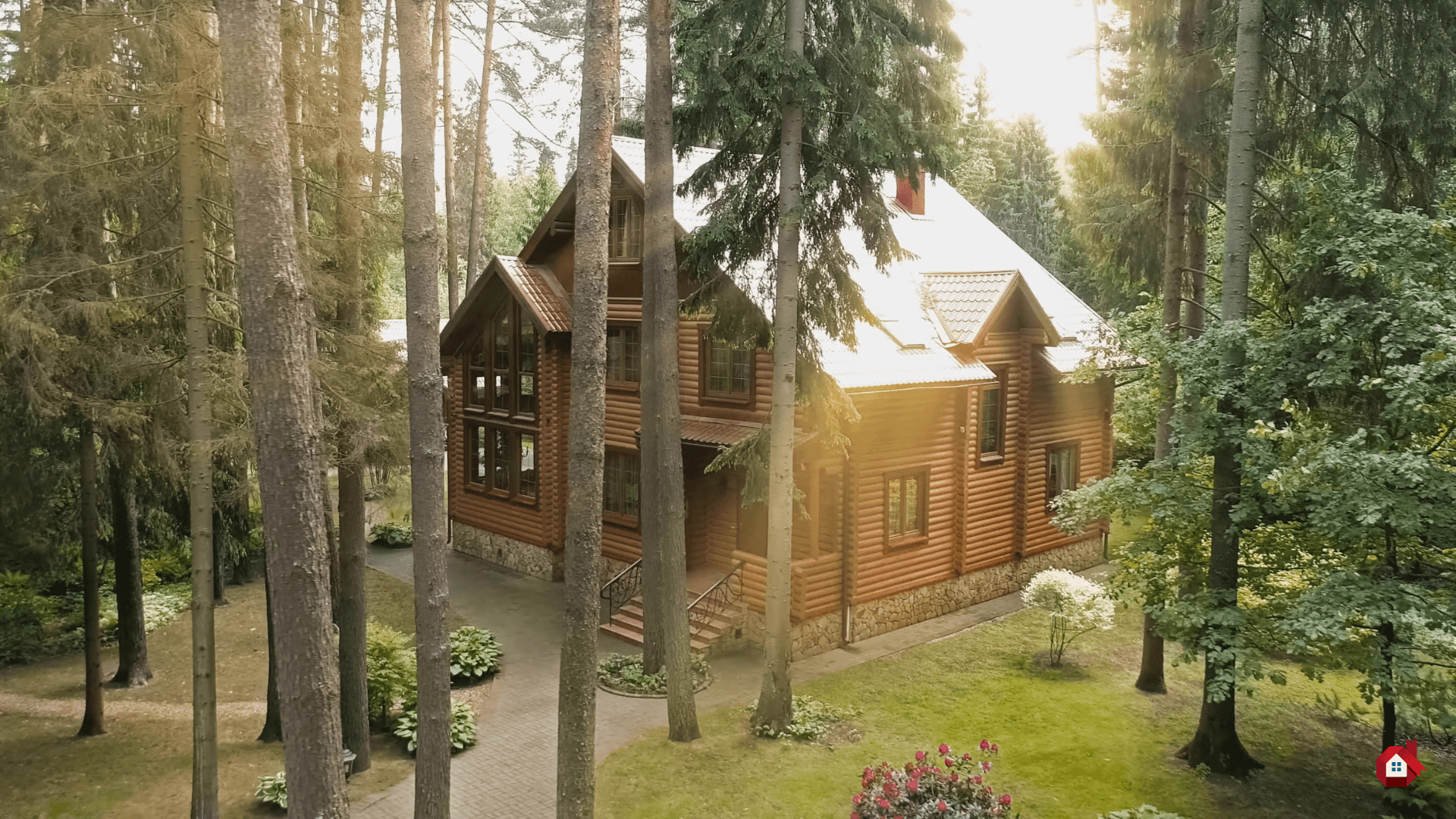 maisons en bois rond