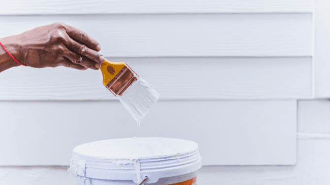 peinture extérieur blanche