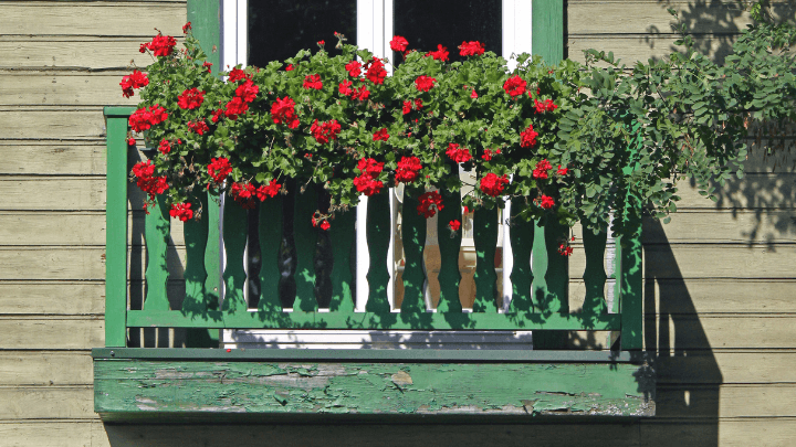 Balcon en bois