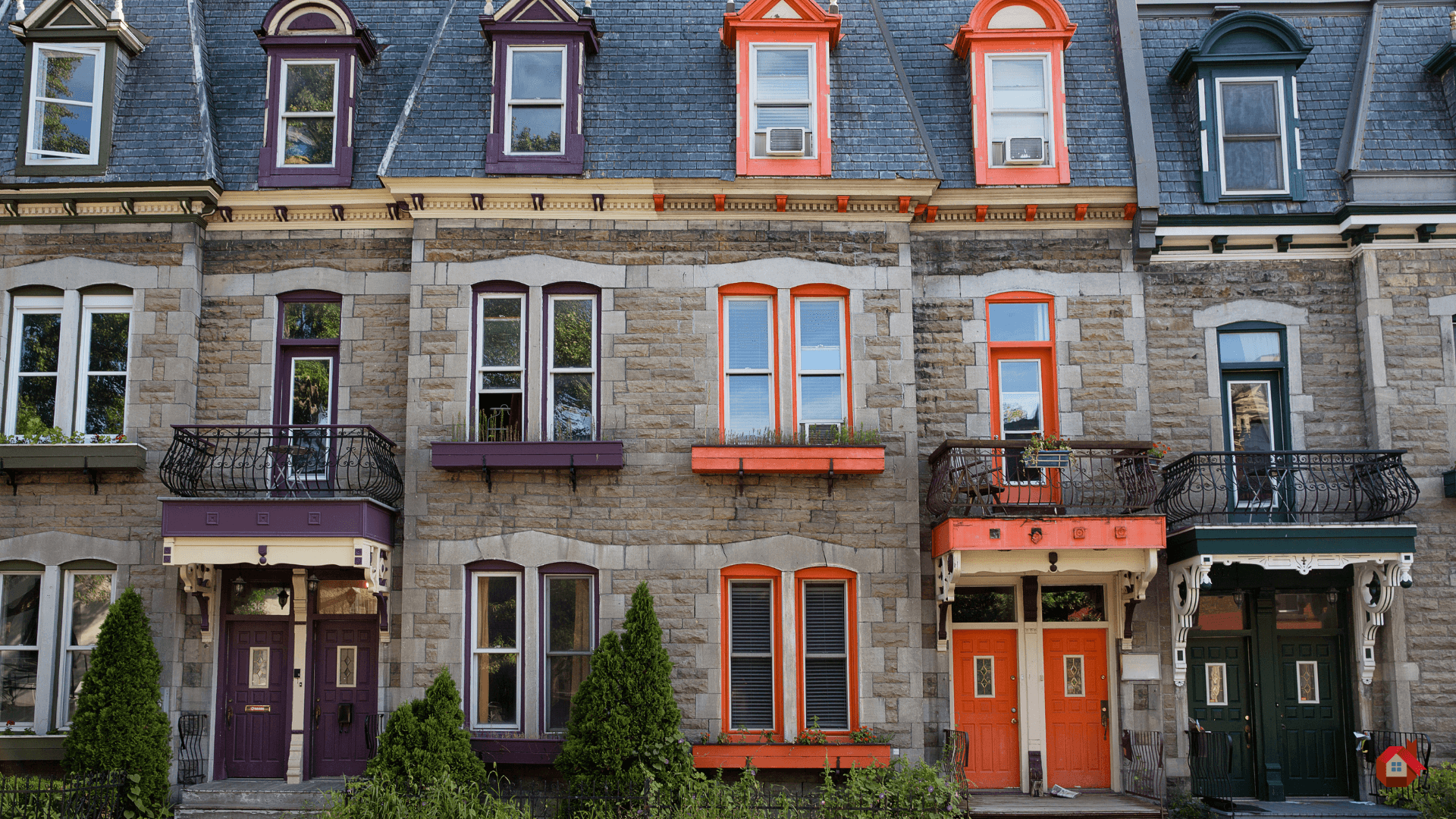 Plex coloré à Montréal