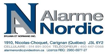 Alarme Nordic Sylvain Et Normand Inc.