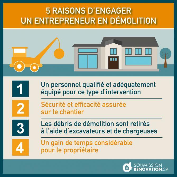 raisons faire appel entrepreneur demolition