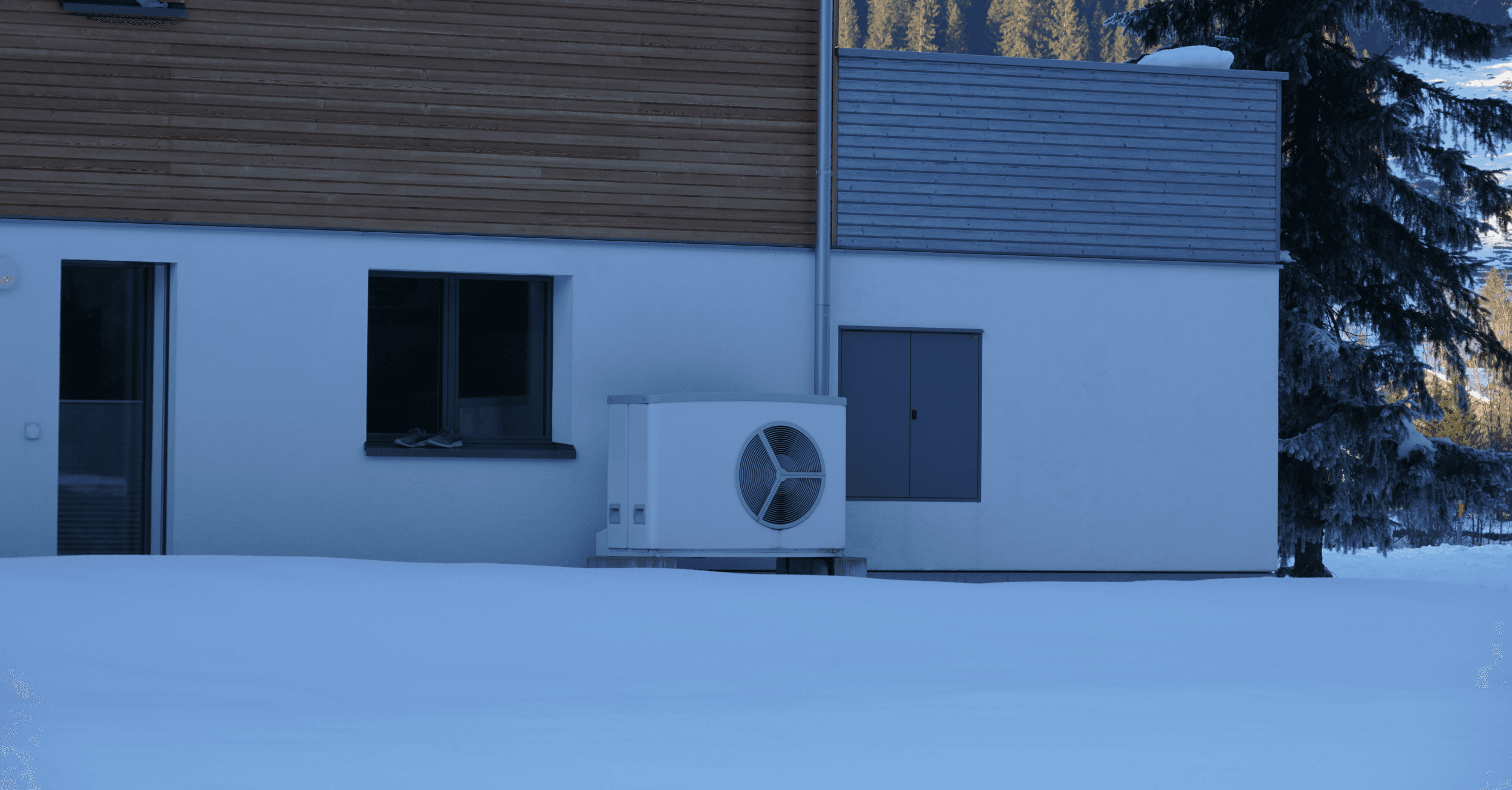 thermopompe pour le chauffage en hiver