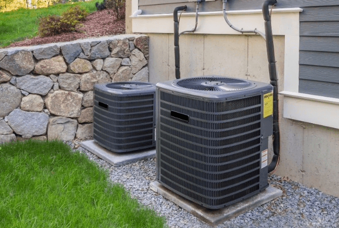 modèle d'unité de chauffage: la thermopompe à conduits