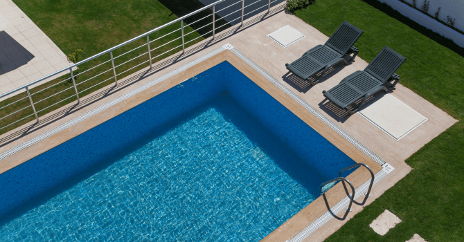 clôture de piscine - aluminium