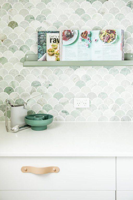 backsplash vert pâle