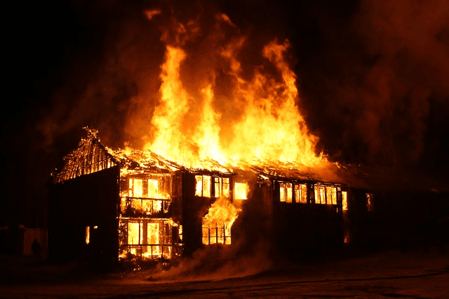 incendie maison