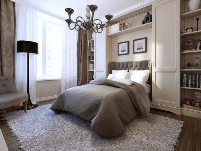 Chambre à coucher style classique
