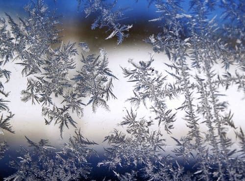 frozen window_how to seal your door: insulation and caulking
