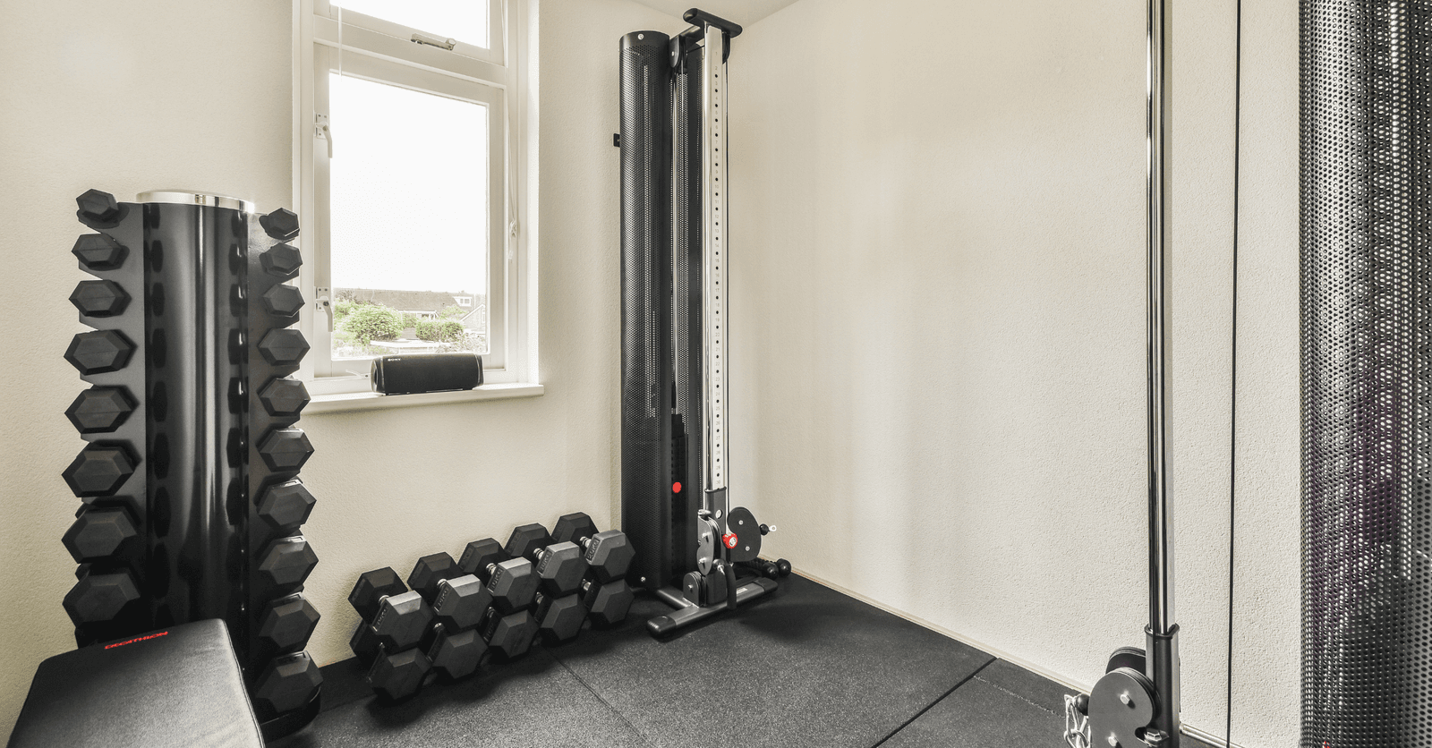 espace d'entraînement à domicile