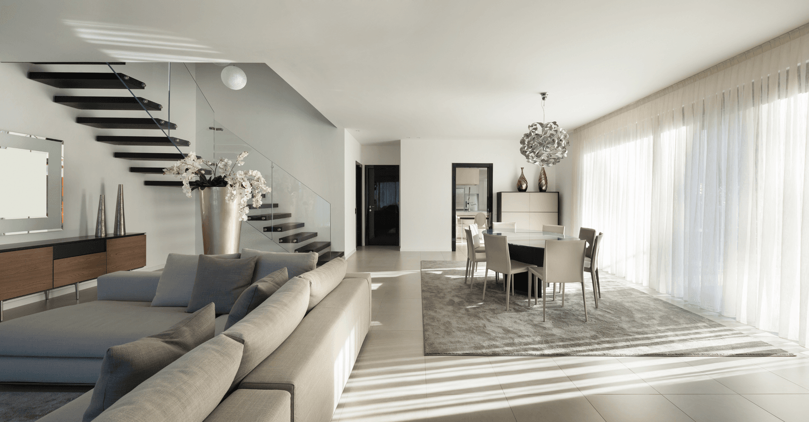 escalier intérieur quart tournant