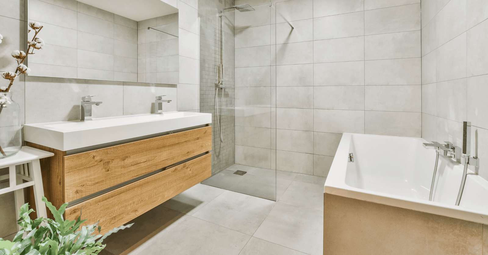 plancher de salle de bain