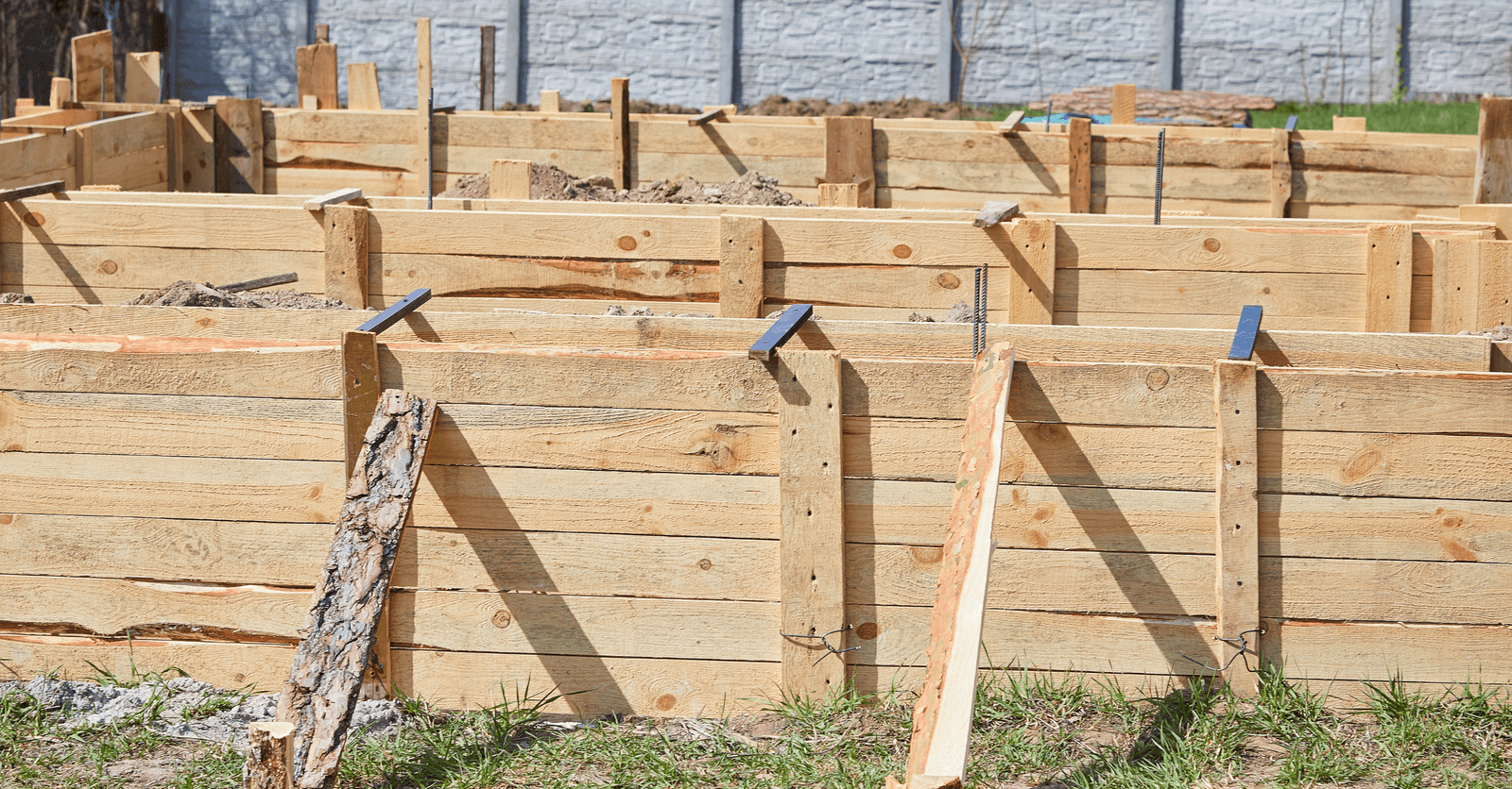 coffrage en bois pour le béton
