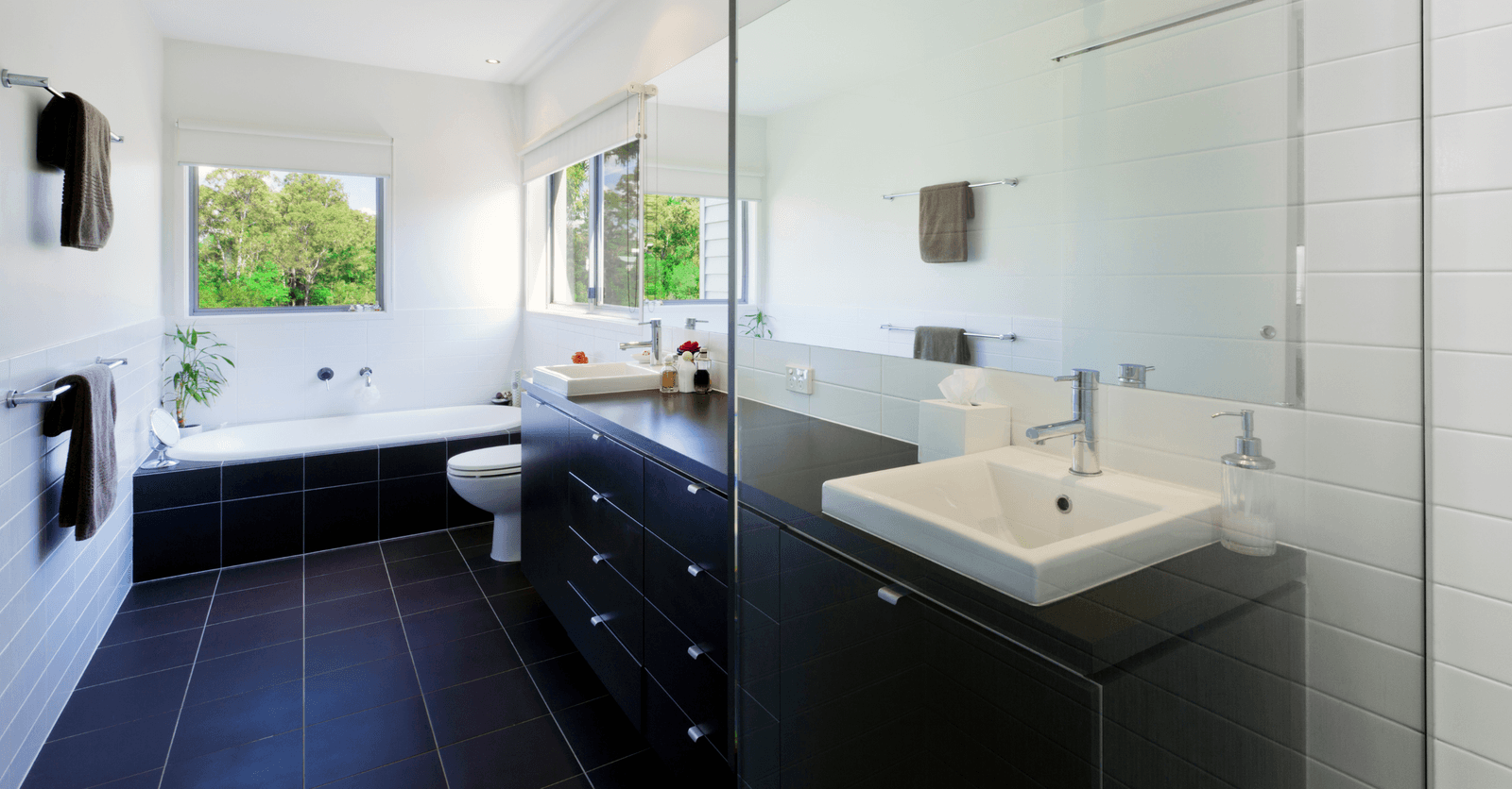 plancher de salle de bain