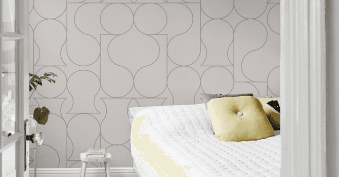 peindre des formes géométriques sur un mur