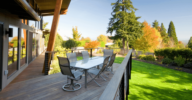 terrasse surélevée