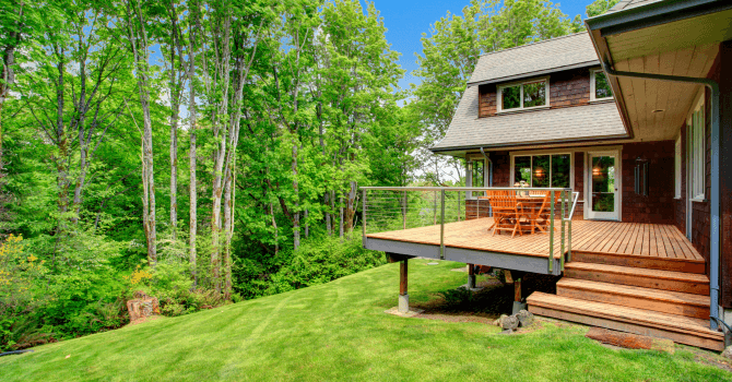 terrasse surélevée