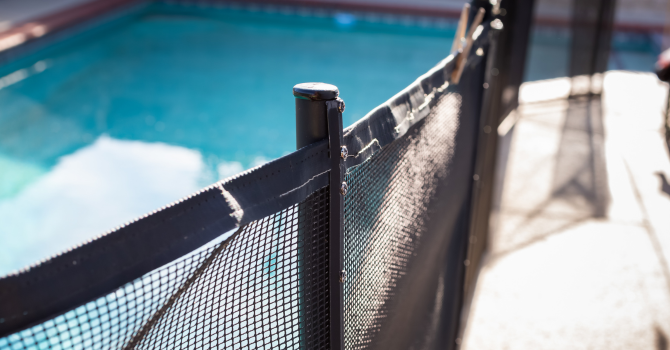 clôture de piscine - filet