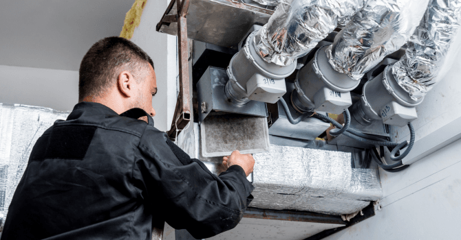 nettoyage de conduits d’aération