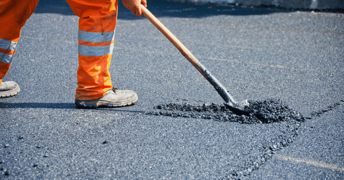 pavage en asphalte résidentiel