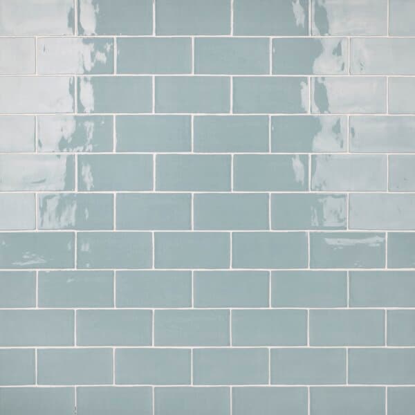 Dosseret céramique bleu