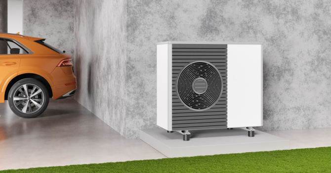 wall-mounted or central heat pump