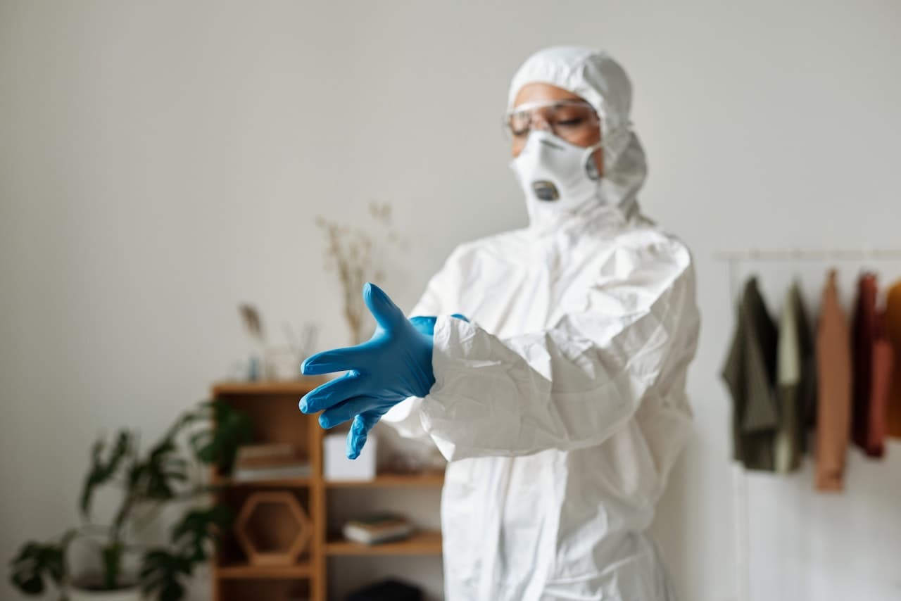 équipement de protection personnelle masque anti-poussière_Tout savoir sur la décontamination de la moisissure dans l’entretoit