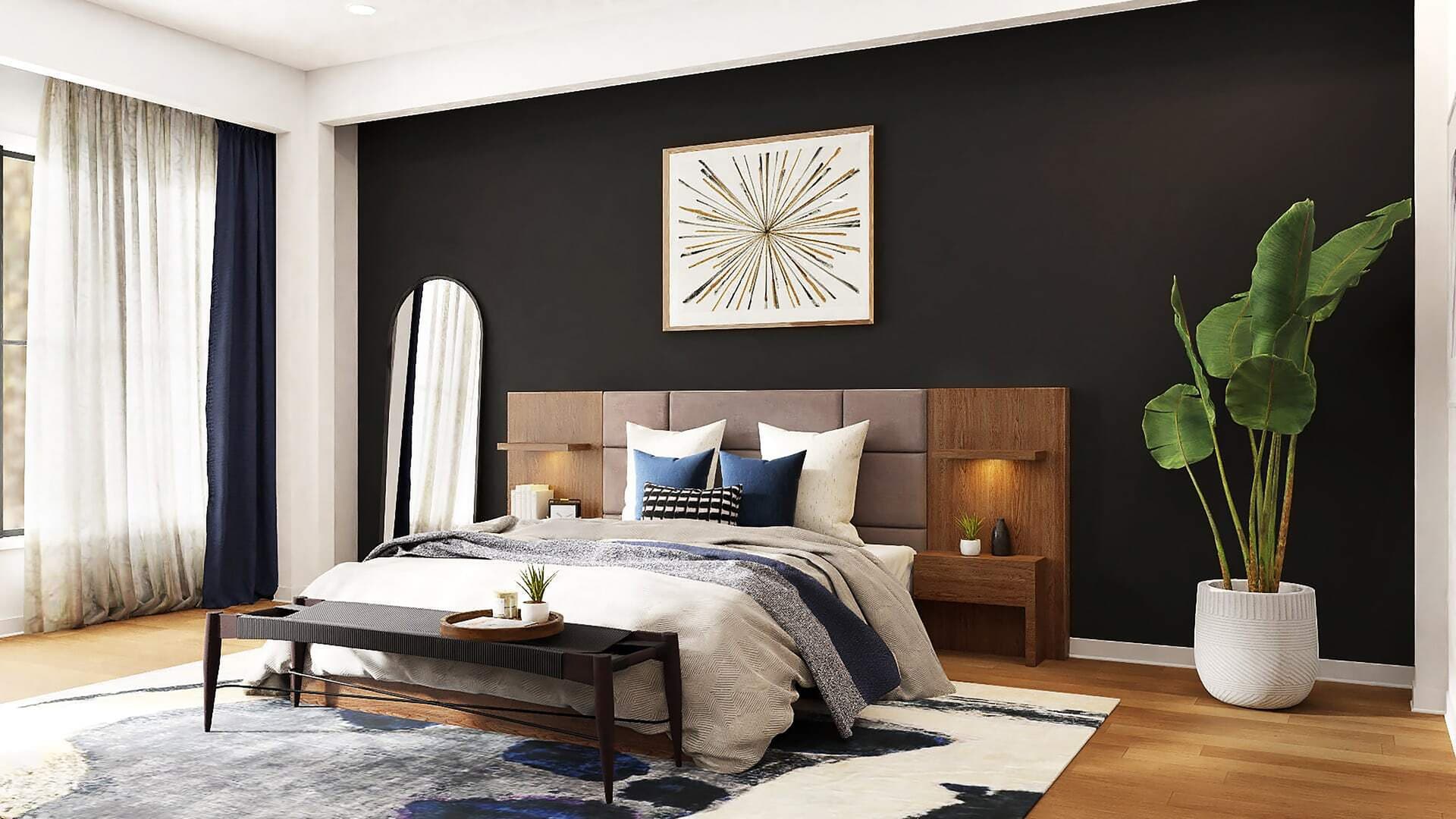 peinture acrylique noir mat chambre_Tout savoir sur la peinture acrylique pour murs et surfaces 