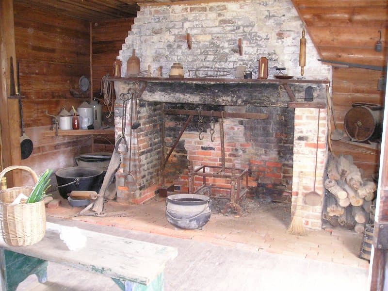 main fireplace