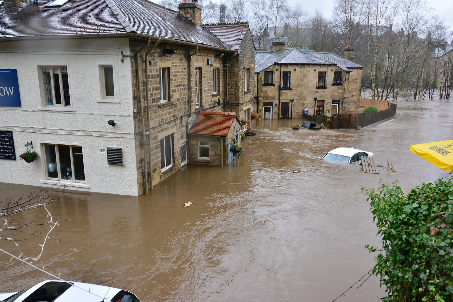 maisons inondées