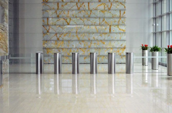 plancher en marbre