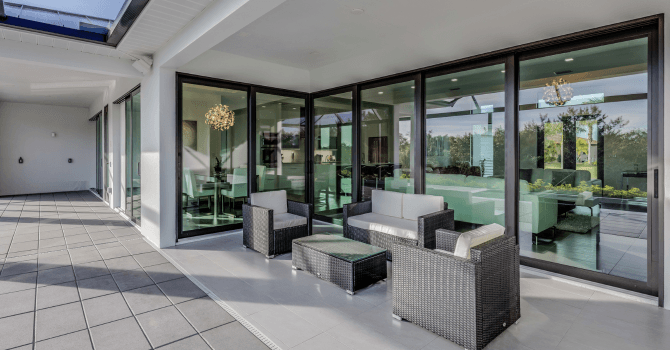 design d'un patio